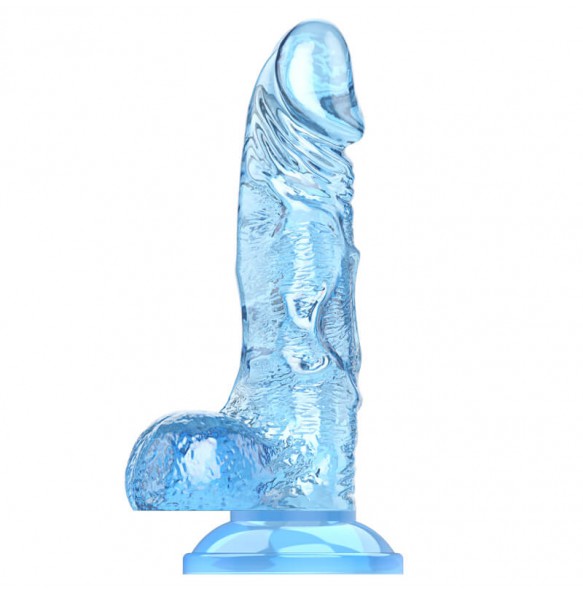 PLEASE ME Transparent Realistic Dildo Series (L:15.8cm - D:3cm)